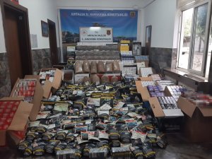 Antalya’da yarım tona yakın kaçak tütün ele geçirildi