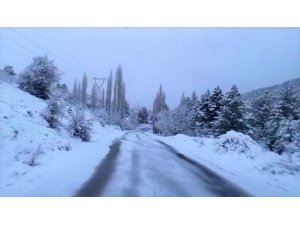 Denizli baharın ortasında beyaz gelinliğini giydi