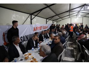 Beyazgül Suruç’ta vatandaşlarla iftar açtı
