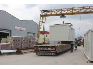 Bin 576 konteyner deprem bölgesinde