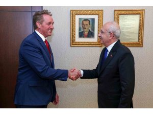 CHP lideri Kılıçdaroğlu, ABD Büyükelçisi Flake’i kabul etti