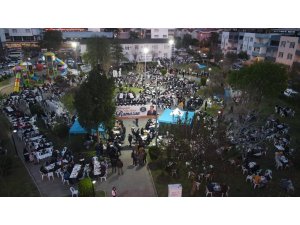 Nazilli Belediyesi iftar yemeklerine Yeşil Mahalle’de devam etti