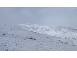 Aşkale güne kar ile uyandı