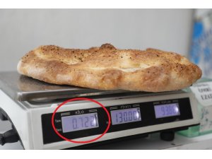 Fırın denetiminde pide gramajları yüksek çıktı