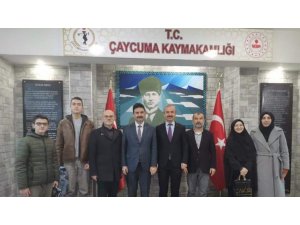 Derece yapan öğrenciler Baş’ı ziyaret etti