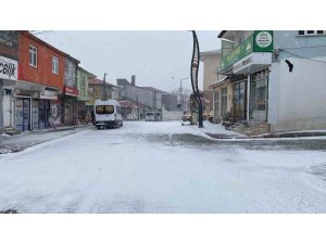 Karlıova ve Genç’te kar yağışı