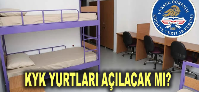 KYK yurtları açılacak mı? Bakan Kasapoğlu açıkladı