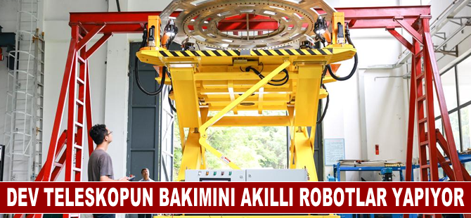 Dev teleskopun bakımını akıllı robotlar yapıyor