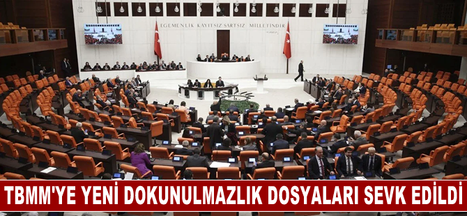 TBMM'ye yeni dokunulmazlık dosyaları sevk edildi