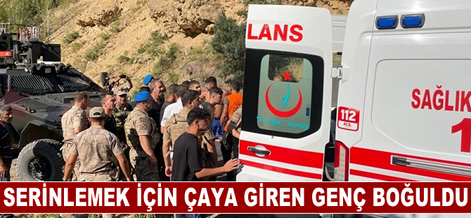 Tunceli’de serinlemek için Pülümür Çayı’na giren kişi boğuldu