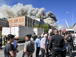 Ankara’da sanayi sitesinde yangın