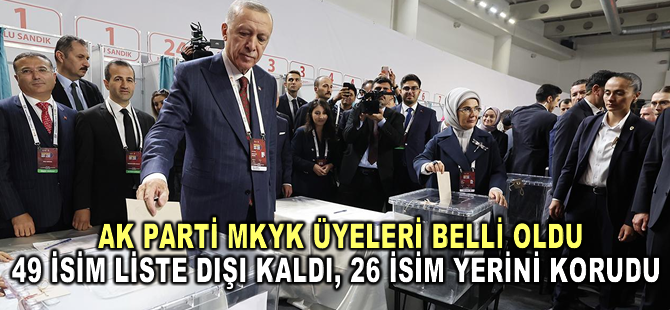 AK Parti MKYK'de 49 yeni isim yer aldı