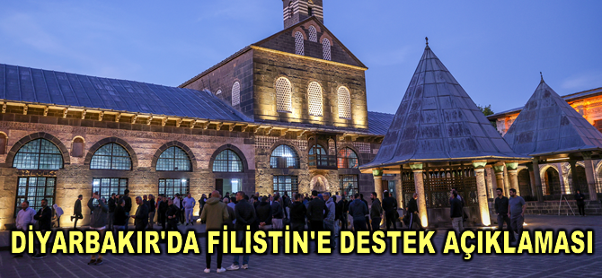 Diyarbakır'da Filistin'e destek açıklaması