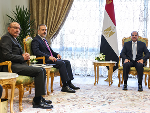 Dışişleri Bakanı Fidan, Mısır Cumhurbaşkanı Sisi ile görüştü