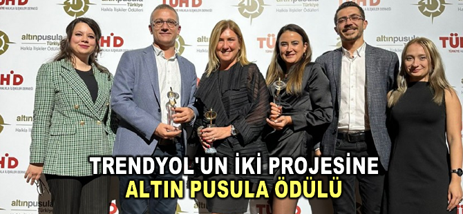 Trendyol'un iki projesine Altın Pusula ödülü