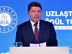 Adalet Bakanı Tunç, Uzlaştırma Ödül Töreni'nde konuştu