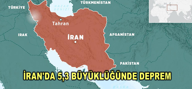 İran'da 5,3 büyüklüğünde deprem