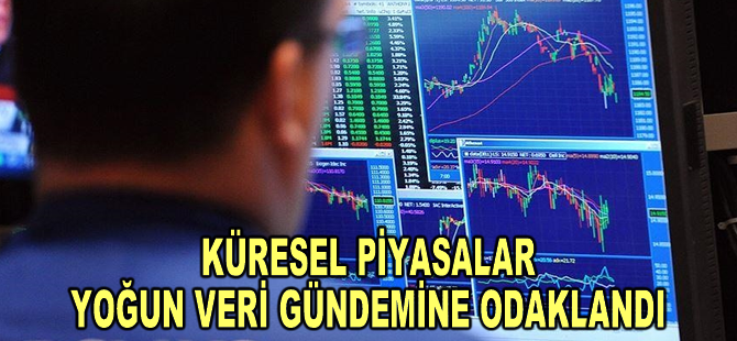 Küresel piyasalar yoğun veri gündemine odaklandı