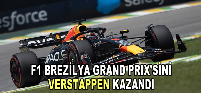 F1 Brezilya Grand Prix'sini Verstappen kazandı