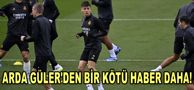 Arda Güler, Real Madrid'in bugünkü antrenmanına katılmadı