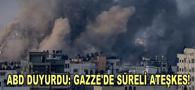 ABD: İsrail, Gazze'deki saldırılara günde 4 saat ara vereceğini bildirdi
