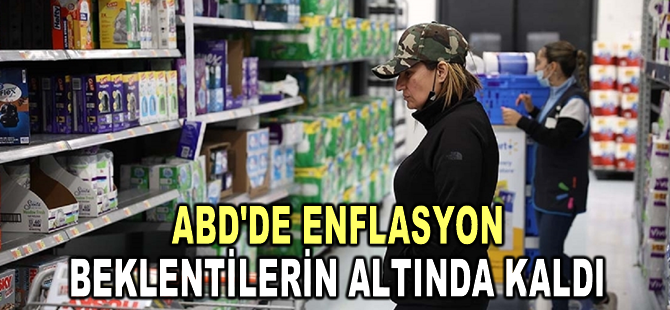 ABD'de enflasyon beklentilerin altında kaldı