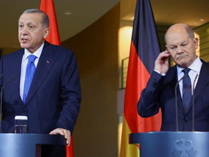 Cumhurbaşkanı Erdoğan Almanya Başbakanı Scholz ile ortak basın toplantısı düzenledi