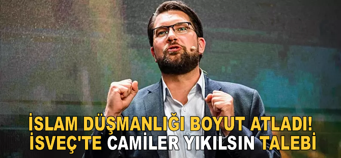 İslam düşmanlığı boyut atladı! İsveç'te camiler yıkılsın talebi