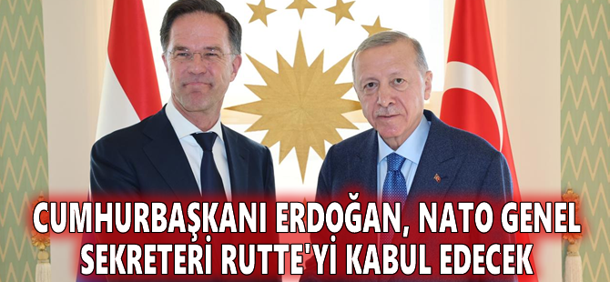 Cumhurbaşkanı Erdoğan, NATO Genel Sekreteri Rutte'yi kabul edecek