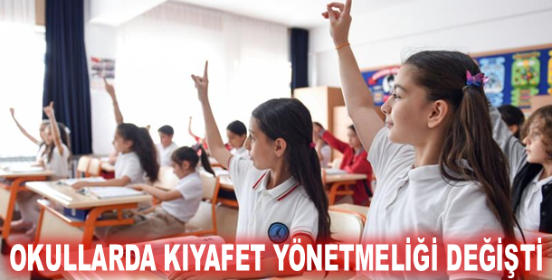 Okullarda kıyafet yönetmeliği değişti