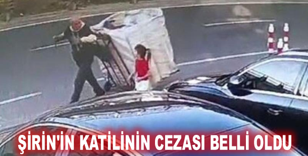 Şirin'in katilinin cezası belli oldu