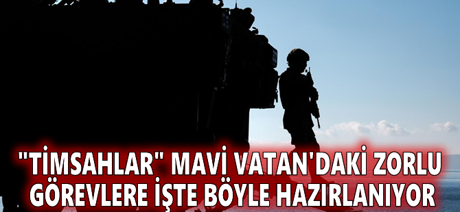 "Timsahlar" Mavi Vatan'daki zorlu görevlere işte böyle hazırlanıyor