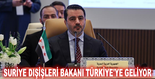 Suriye Dışişleri Bakanı Türkiye'ye geliyor