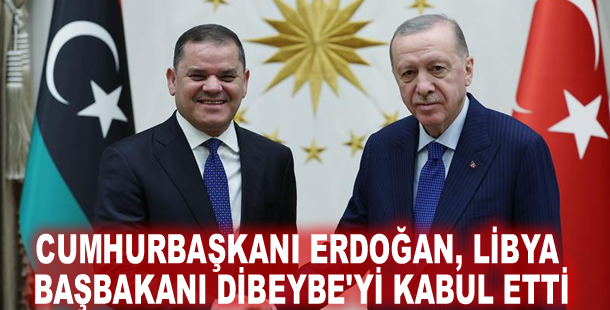 Cumhurbaşkanı Erdoğan, Libya Başbakanı Dibeybe'yi kabul etti