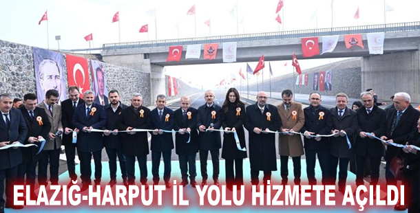 Elazığ-Harput İl Yolu hizmete açıldı