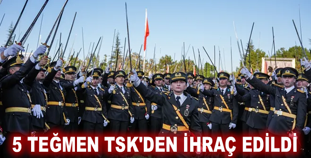 5 teğmen TSK'den ihraç edildi