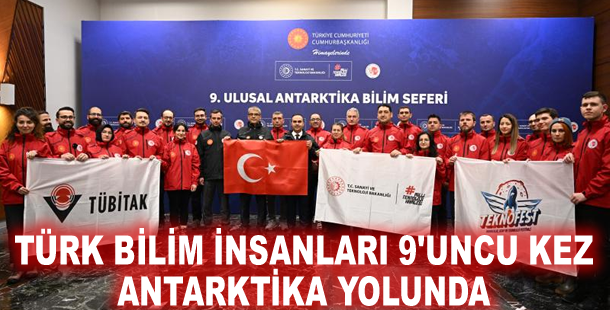 Türk bilim insanları 9'uncu kez Antarktika yolunda