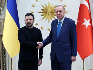 Cumhurbaşkanı Erdoğan, Zelenskiy ile görüştü