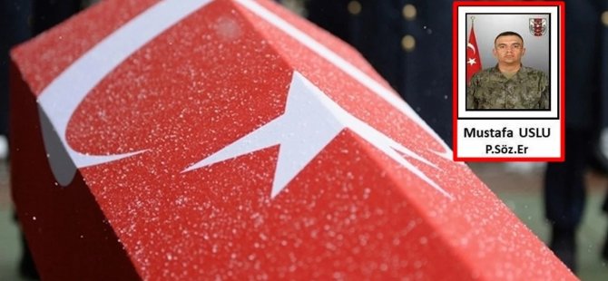 Şehit Mustafa Uslu'nun Cenazesi memleketine götürüldü