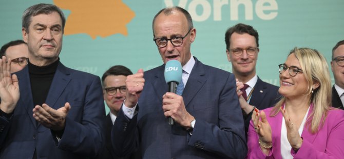 Almanya'da CDU/CSU partileri yüzde 28,6 ile önde!