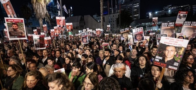 İsrailliler, ‘Esir Takası’ anlaşmasının tamamlanması için gösteri düzenledi!