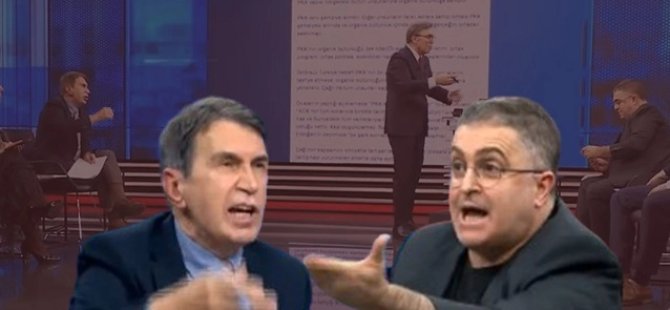 TV100'de kavga: “Diyanet gibi dalga geçiyorsun”