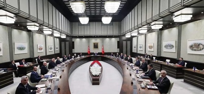 Cumhurbaşkanlığı Kabinesi bugün toplanacak!