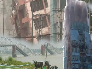 Myanmar'ı, 7.7'lik deprem vurdu!