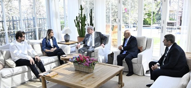 Müsavat Dervişoğlu, İmamoğlu ailesini ziyaret etti