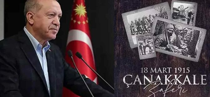 Cumhurbaşkanı Erdoğan'dan 'Çanakkale' mesajı!