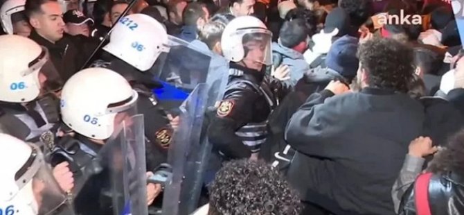 Eylemciye gözaltı şekli, tepki topladı!