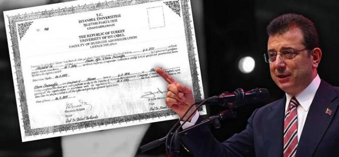 İmamoğlu'ndan 'Sahte Diploma' çıkışı!