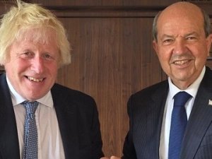 Boris Johnson, Ersin Tatar ile buluştu!