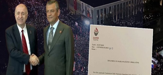 Zafer Partisi'nden Saraçhane talimatı!